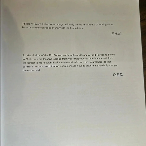 KELLER DEVECCHIO NATURAL HAZARDS Earth’s Processes 4th edition Book Routledge - Picture 8 of 12